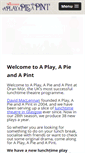 Mobile Screenshot of playpiepint.com